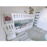 Wit stapelbed met trap Rotterdam